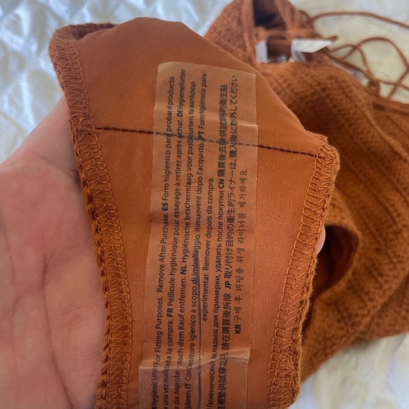 Forever 21 Boho Brown Crochet Knit Swimsuit - Picture 9 of 9